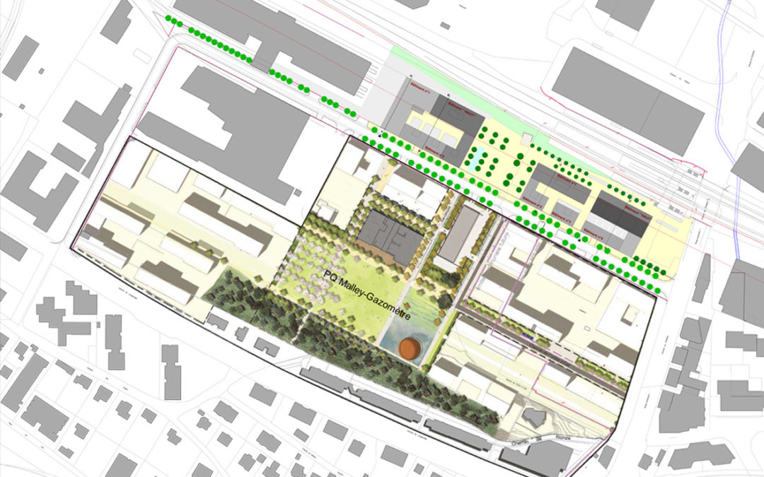 Etude test, Malley gare, Lausanne